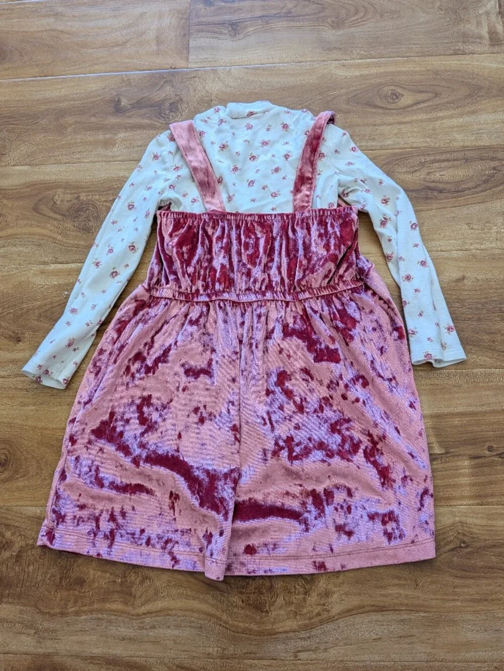 Lot of 4 Toddler Girl 4T Fall/Winter Dresses Holiday Cat & Jack Oshkosh